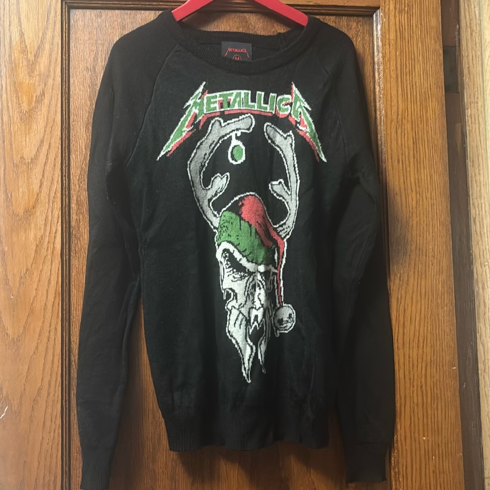 Women’s Metallica Christmas Sweater Size Medium